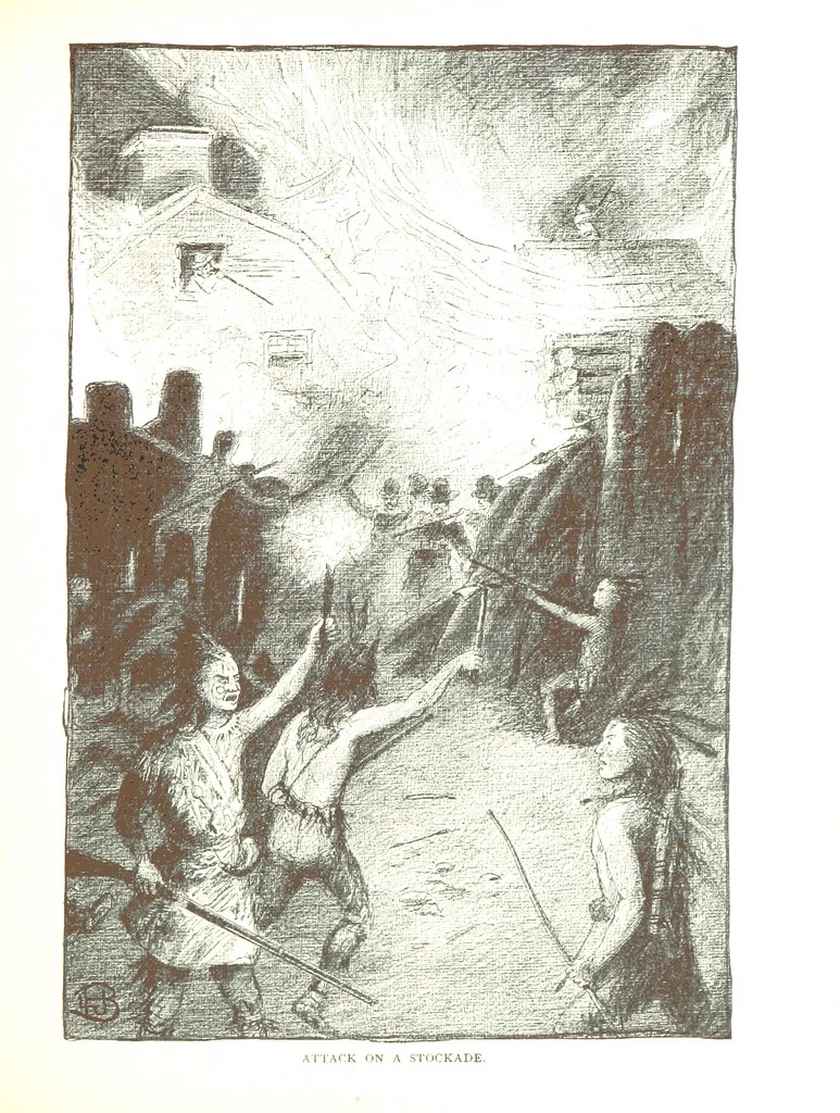 An illustration from How New England was made, etc, 1890, leaf 109