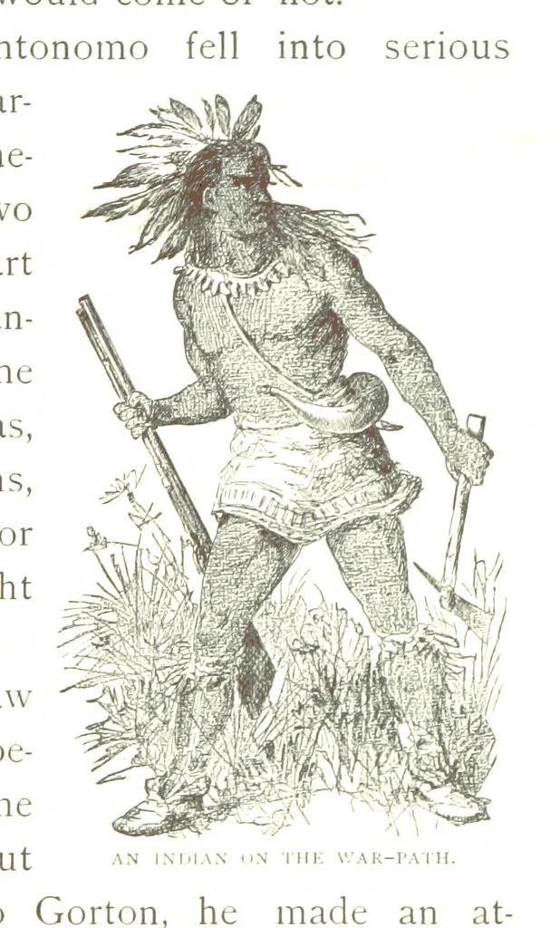 An illustration from How New England was made, etc, 1890, leaf 127