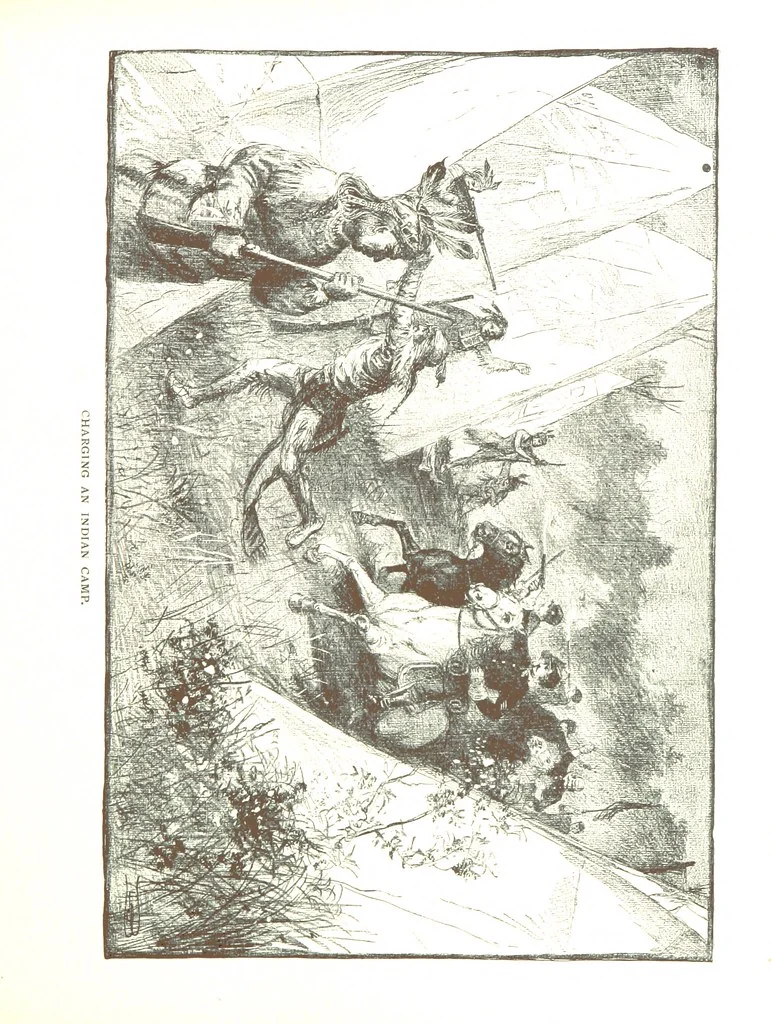 An illustration from How New England was made, etc, 1890, leaf 141