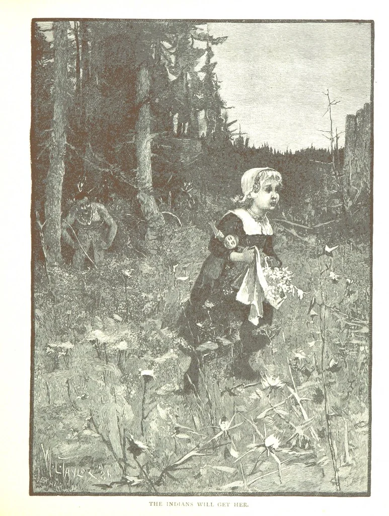 An illustration from How New England was made, etc, 1890, leaf 155