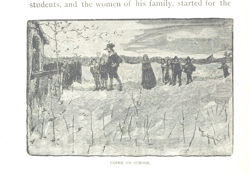An illustration from How New England was made, etc, 1890, leaf 184
