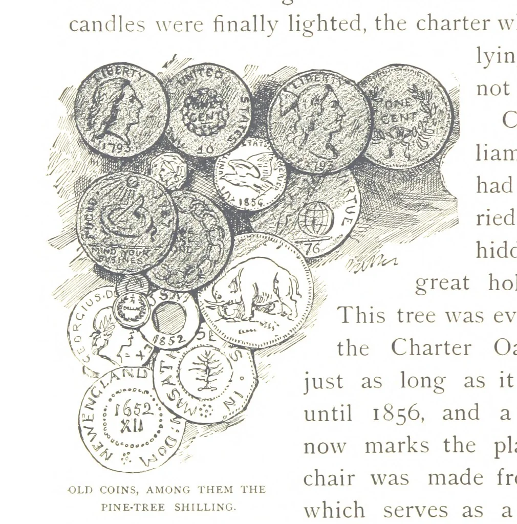 An illustration from How New England was made, etc, 1890, leaf 194