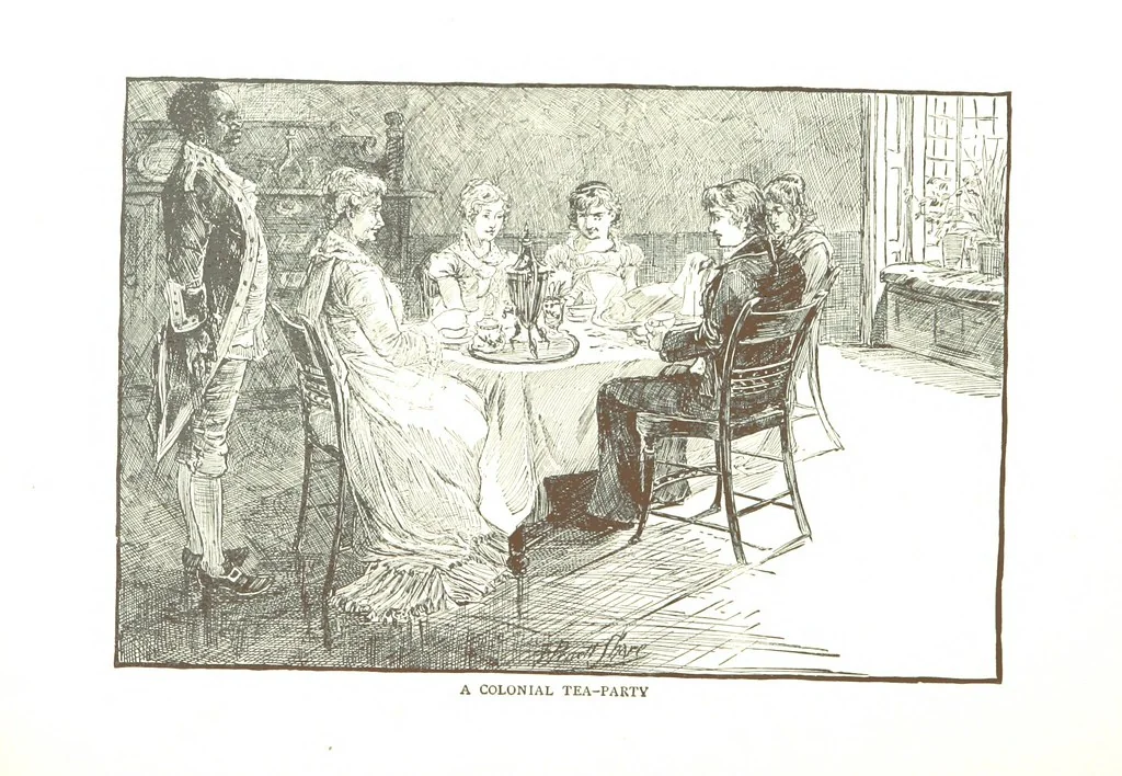 An illustration from How New England was made, etc, 1890, leaf 205