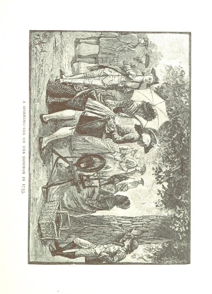 An illustration from How New England was made, etc, 1890, leaf 217