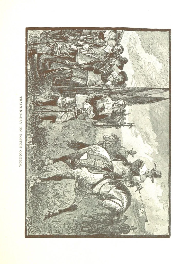 An illustration from How New England was made, etc, 1890, leaf 223