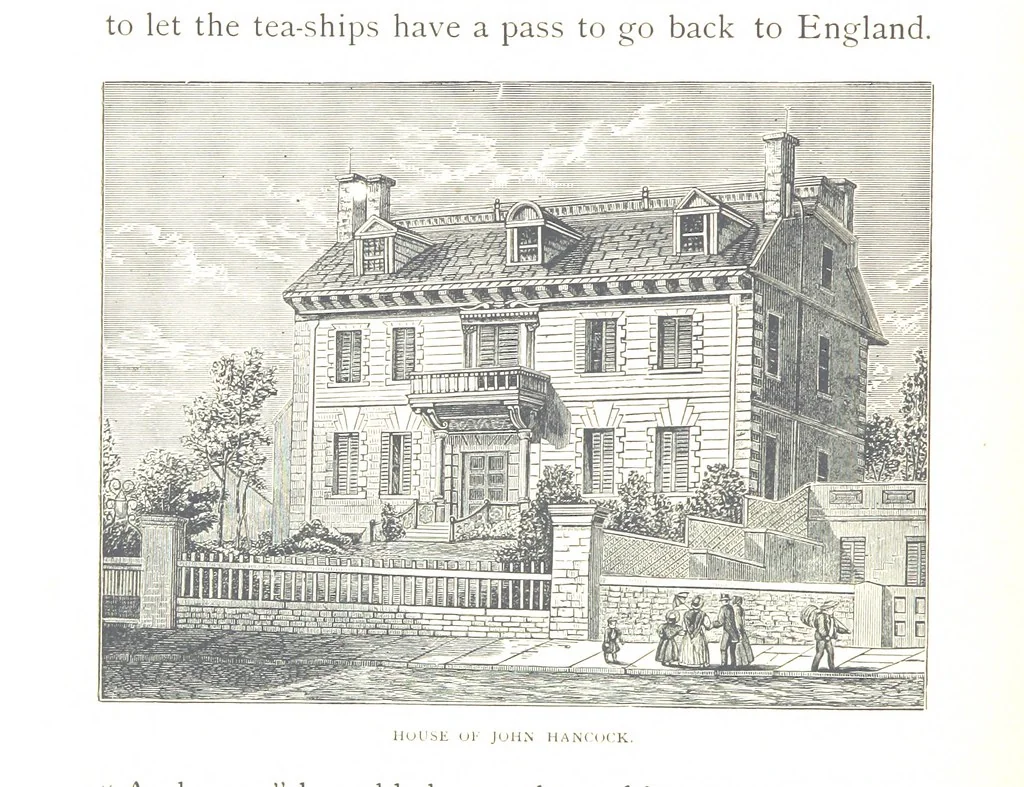 An illustration from How New England was made, etc, 1890, leaf 226