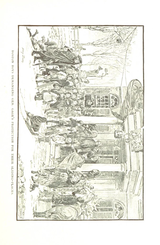 An illustration from How New England was made, etc, 1890, leaf 229