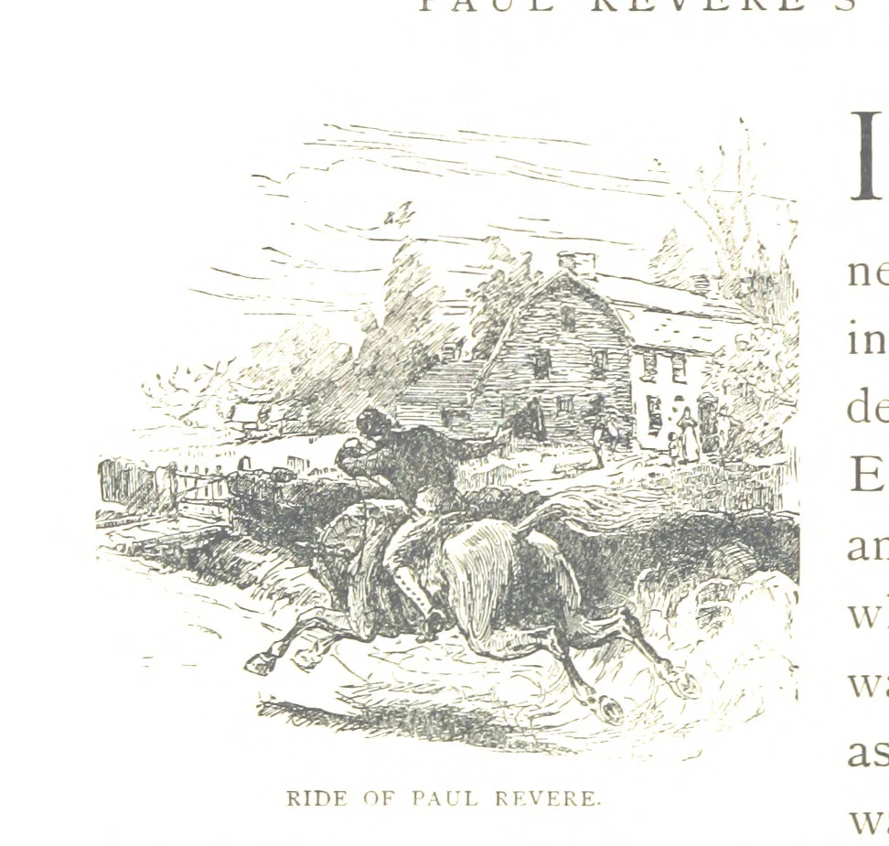 An illustration from How New England was made, etc, 1890, leaf 232