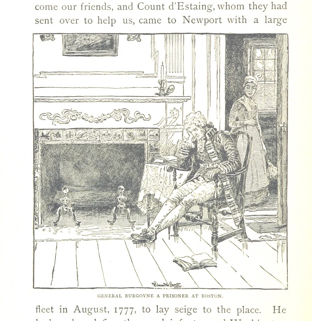 An illustration from How New England was made, etc, 1890, leaf 262