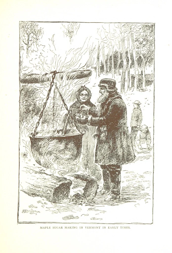 An illustration from How New England was made, etc, 1890, leaf 271