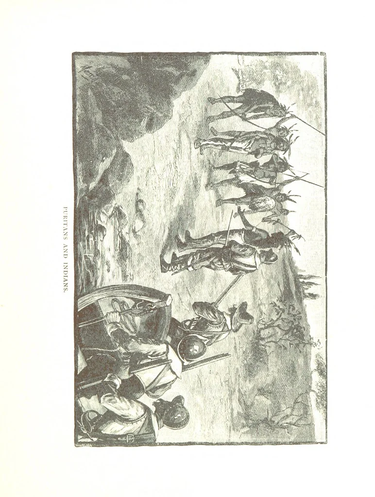 An illustration from How New England was made, etc, 1890, leaf 51