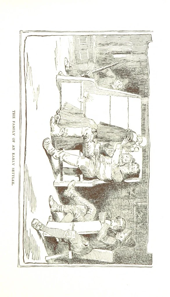 An illustration from How New England was made, etc, 1890, leaf 59
