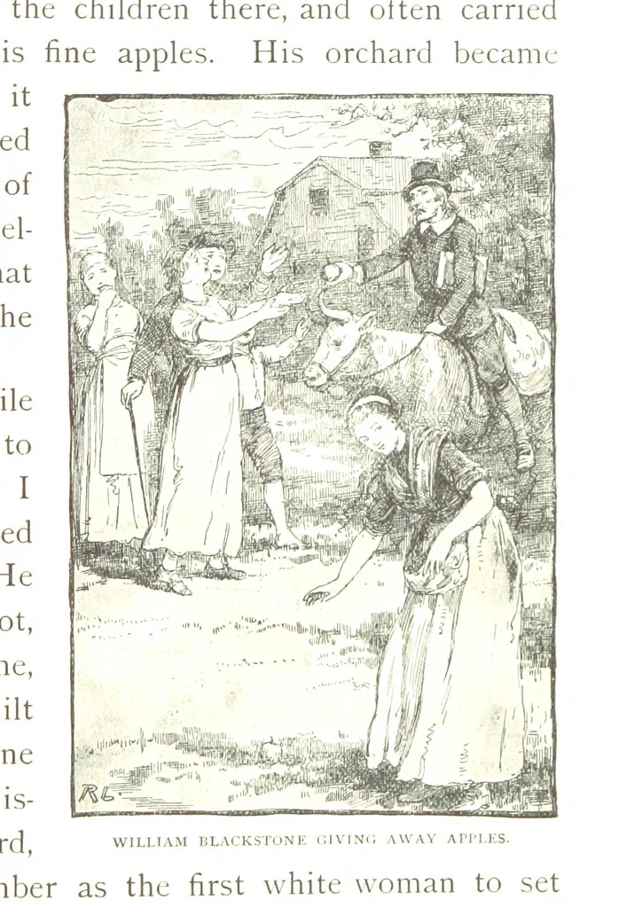 An illustration from How New England was made, etc, 1890, leaf 67