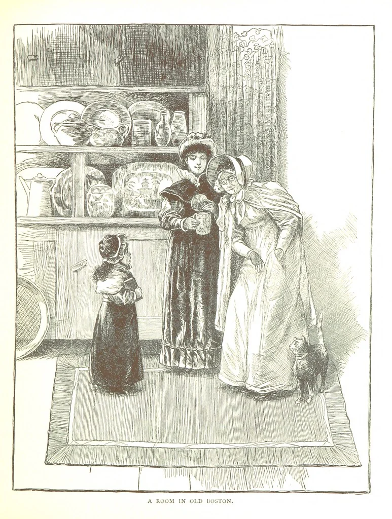 An illustration from How New England was made, etc, 1890, leaf 71