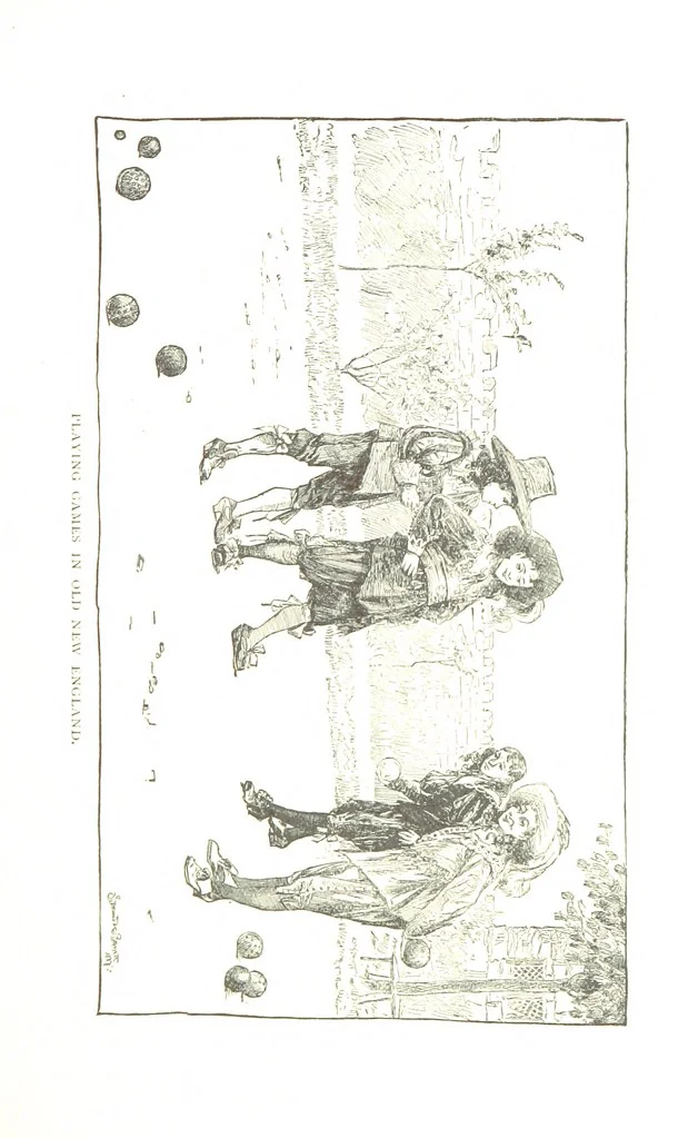 An illustration from How New England was made, etc, 1890, leaf 89