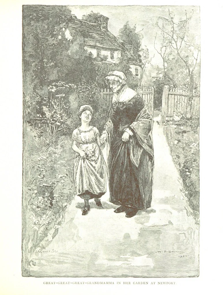An illustration from How New England was made, etc, 1890, leaf 95