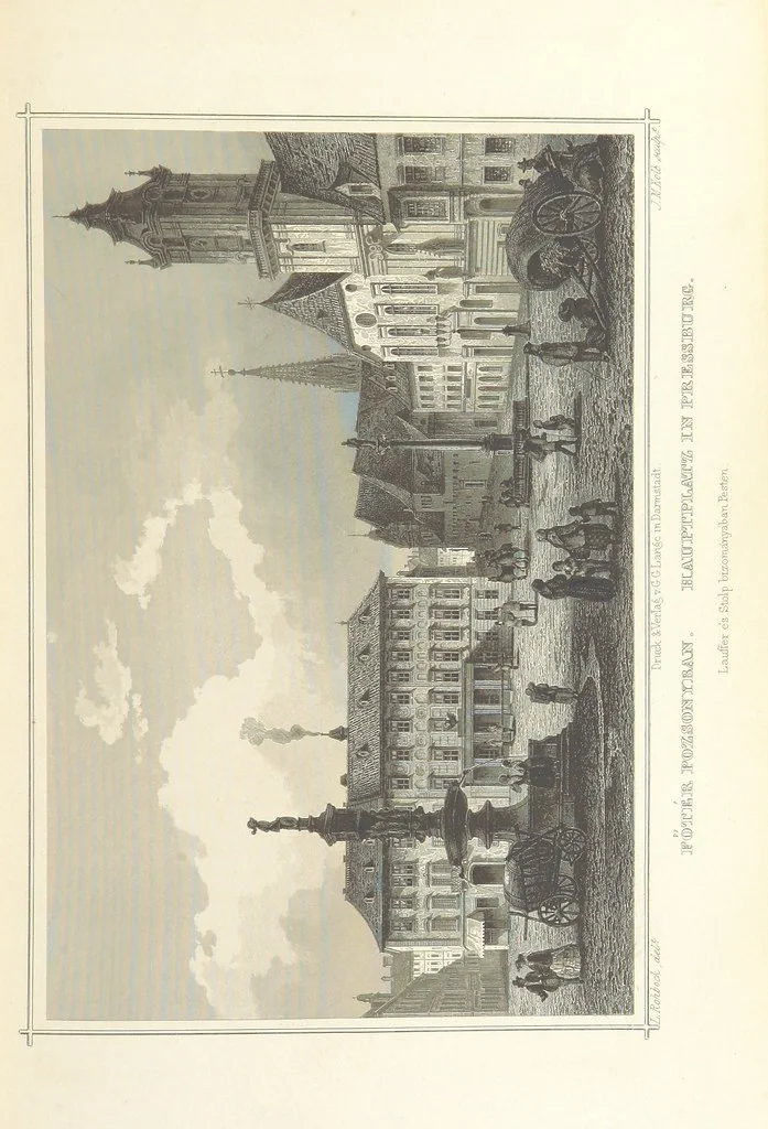 An illustration from Magyarország és Erdély eredeti képekben. Rajzolta Rohbock L., történelmi és helyirati szöveggel, irta H. J, 1860, leaf 121