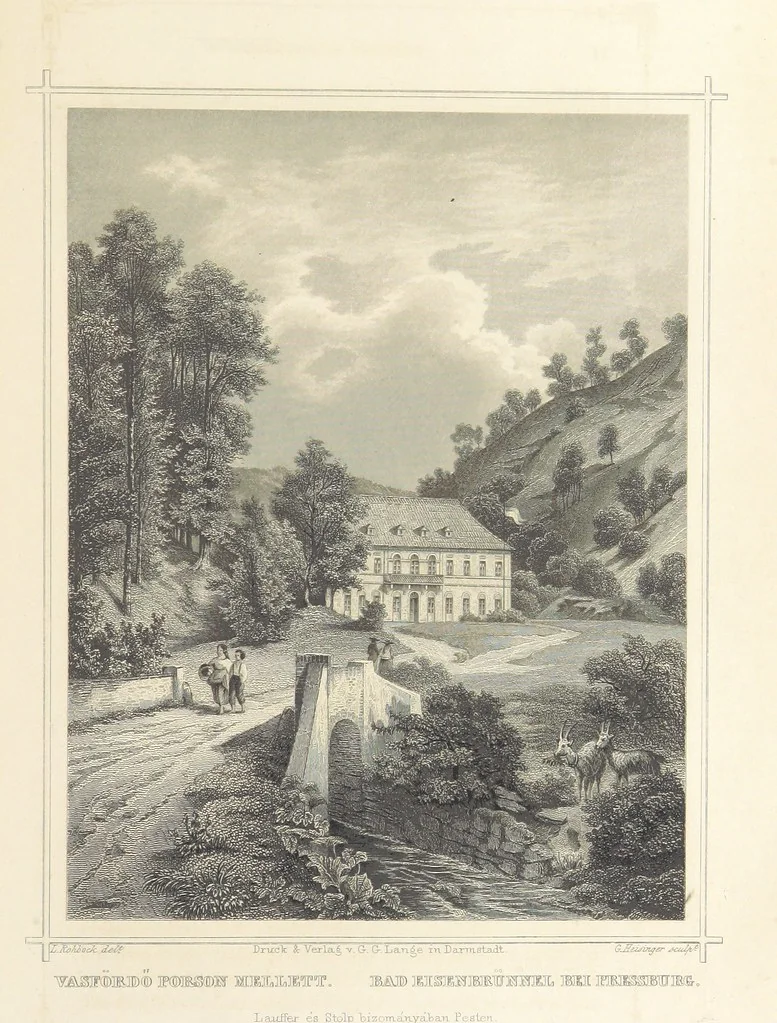 An illustration from Magyarország és Erdély eredeti képekben. Rajzolta Rohbock L., történelmi és helyirati szöveggel, irta H. J, 1860, leaf 163