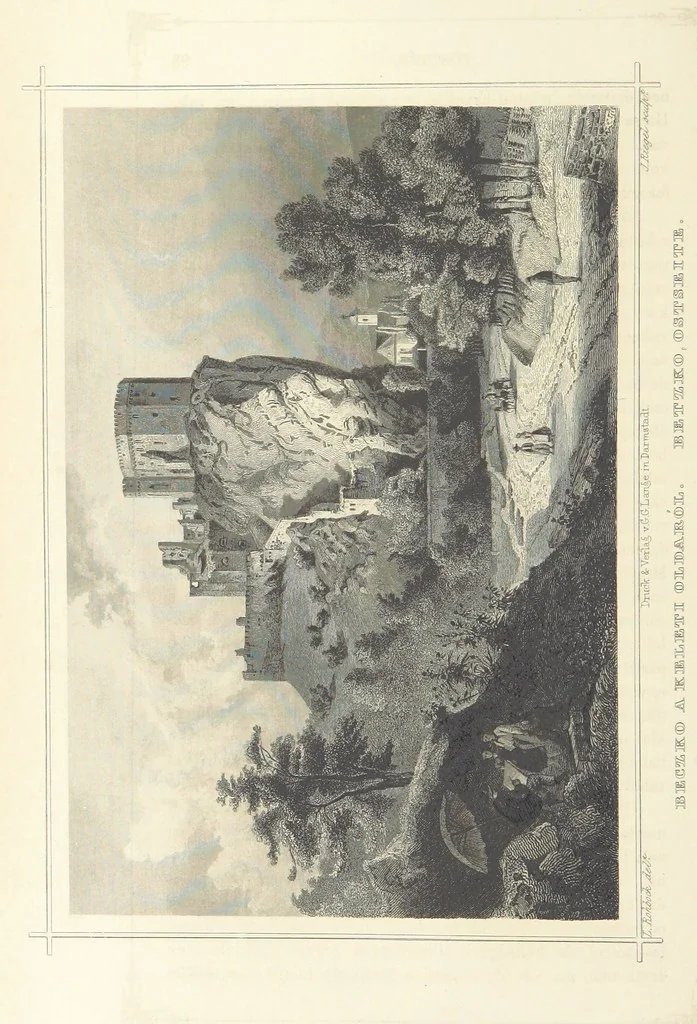 An illustration from Magyarország és Erdély eredeti képekben. Rajzolta Rohbock L., történelmi és helyirati szöveggel, irta H. J, 1860, leaf 198