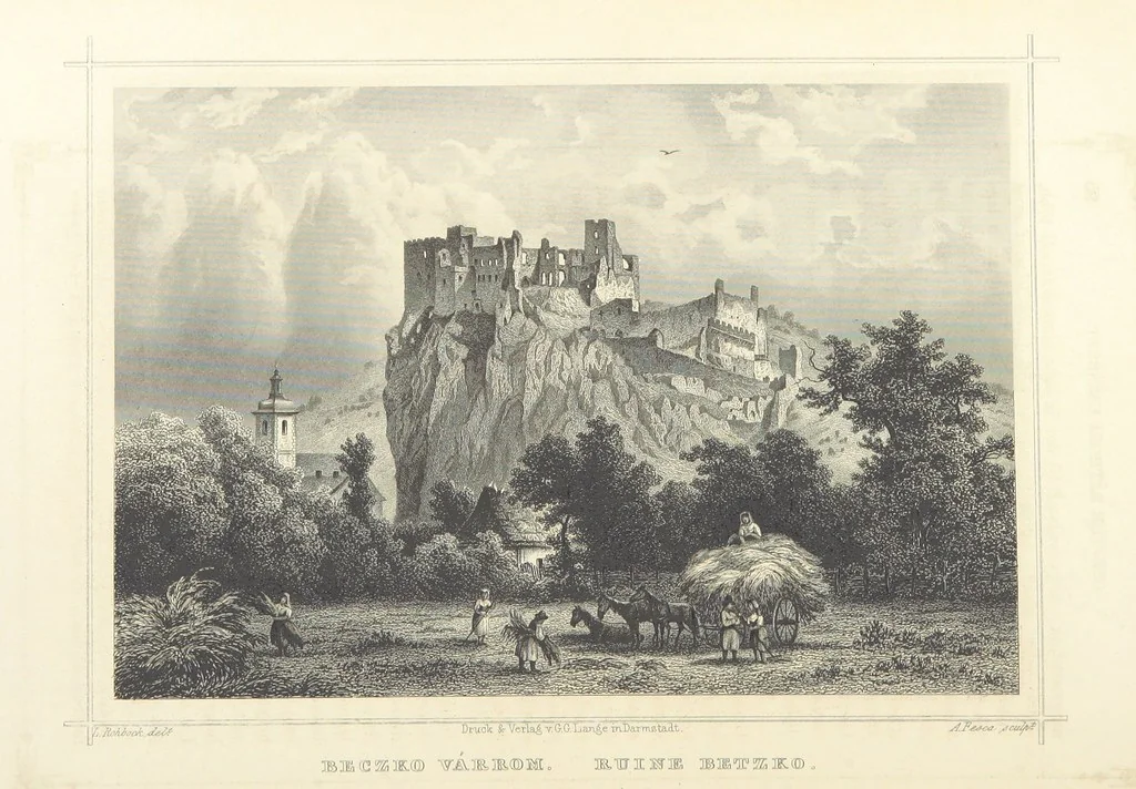 An illustration from Magyarország és Erdély eredeti képekben. Rajzolta Rohbock L., történelmi és helyirati szöveggel, irta H. J, 1860, leaf 202