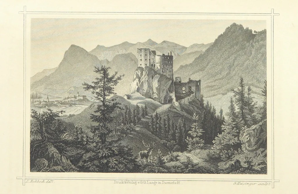 An illustration from Magyarország és Erdély eredeti képekben. Rajzolta Rohbock L., történelmi és helyirati szöveggel, irta H. J, 1860, leaf 256