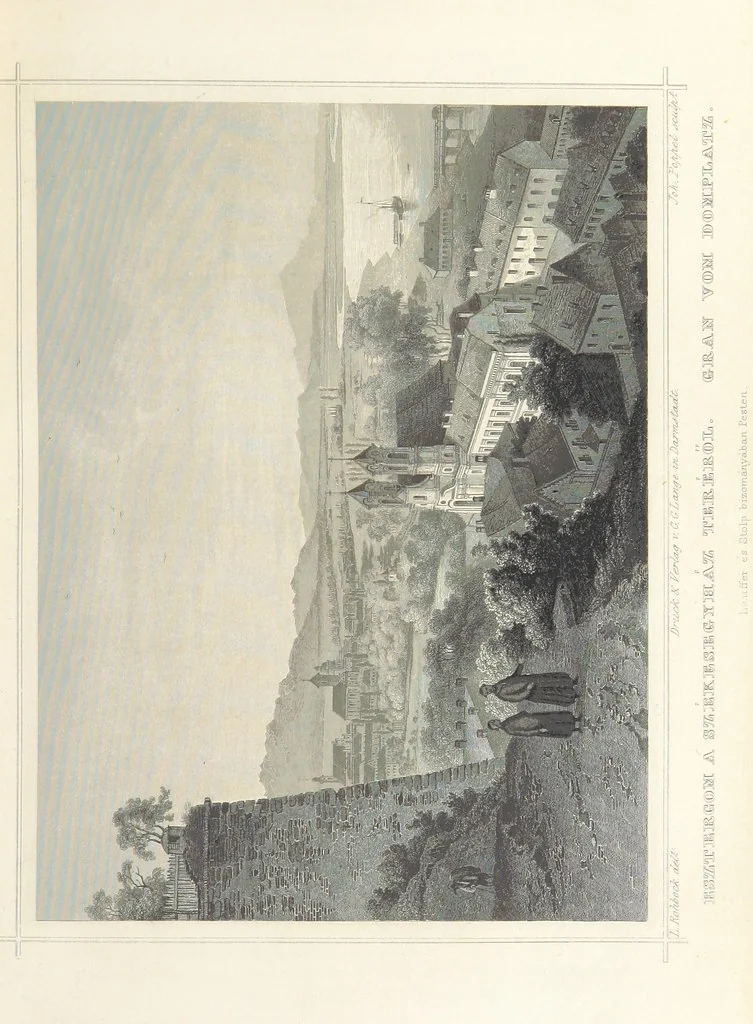 An illustration from Magyarország és Erdély eredeti képekben. Rajzolta Rohbock L., történelmi és helyirati szöveggel, irta H. J, 1860, leaf 27