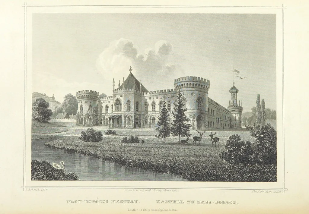An illustration from Magyarország és Erdély eredeti képekben. Rajzolta Rohbock L., történelmi és helyirati szöveggel, irta H. J, 1860, leaf 288