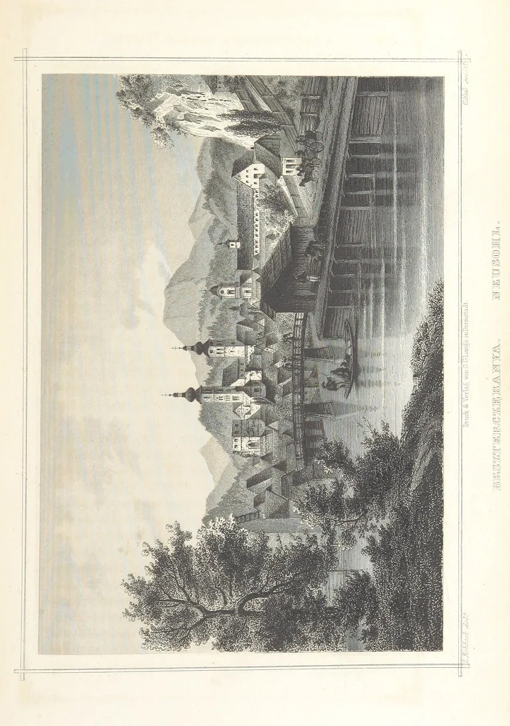 An illustration from Magyarország és Erdély eredeti képekben. Rajzolta Rohbock L., történelmi és helyirati szöveggel, irta H. J, 1860, leaf 307