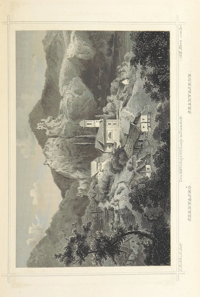 An illustration from Magyarország és Erdély eredeti képekben. Rajzolta Rohbock L., történelmi és helyirati szöveggel, irta H. J, 1860, leaf 371