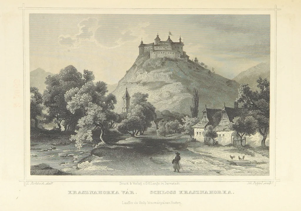 An illustration from Magyarország és Erdély eredeti képekben. Rajzolta Rohbock L., történelmi és helyirati szöveggel, irta H. J, 1860, leaf 413