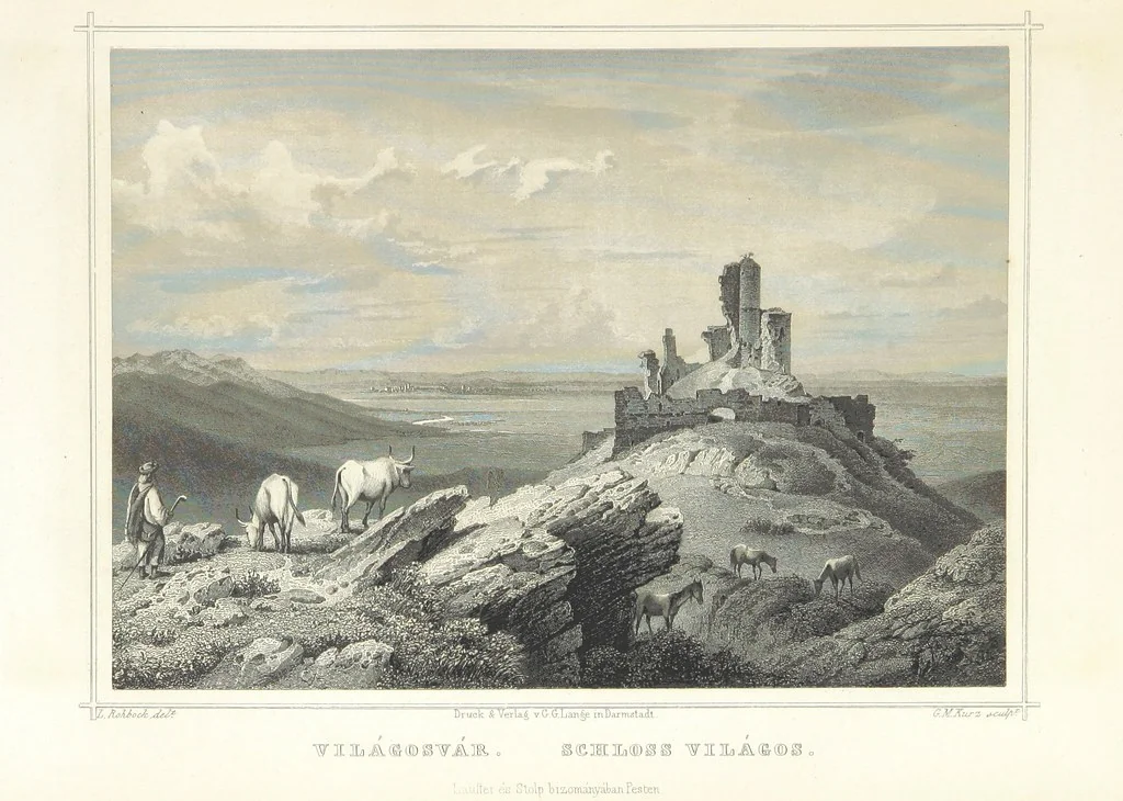 An illustration from Magyarország és Erdély eredeti képekben. Rajzolta Rohbock L., történelmi és helyirati szöveggel, irta H. J, 1860, leaf 569