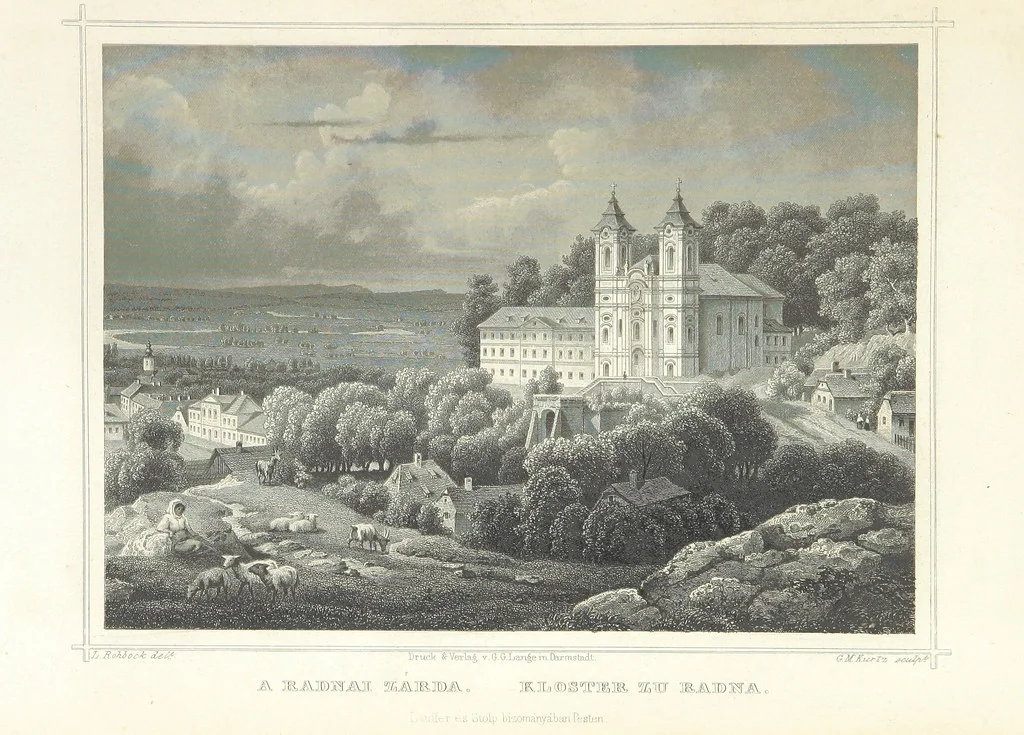 An illustration from Magyarország és Erdély eredeti képekben. Rajzolta Rohbock L., történelmi és helyirati szöveggel, irta H. J, 1860, leaf 575