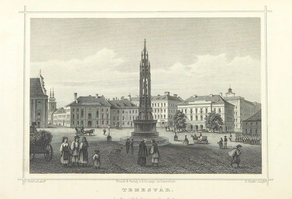 An illustration from Magyarország és Erdély eredeti képekben. Rajzolta Rohbock L., történelmi és helyirati szöveggel, irta H. J, 1860, leaf 584