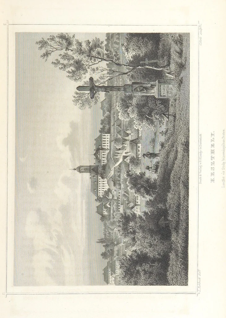 An illustration from Magyarország és Erdély eredeti képekben. Rajzolta Rohbock L., történelmi és helyirati szöveggel, irta H. J, 1860, leaf 629