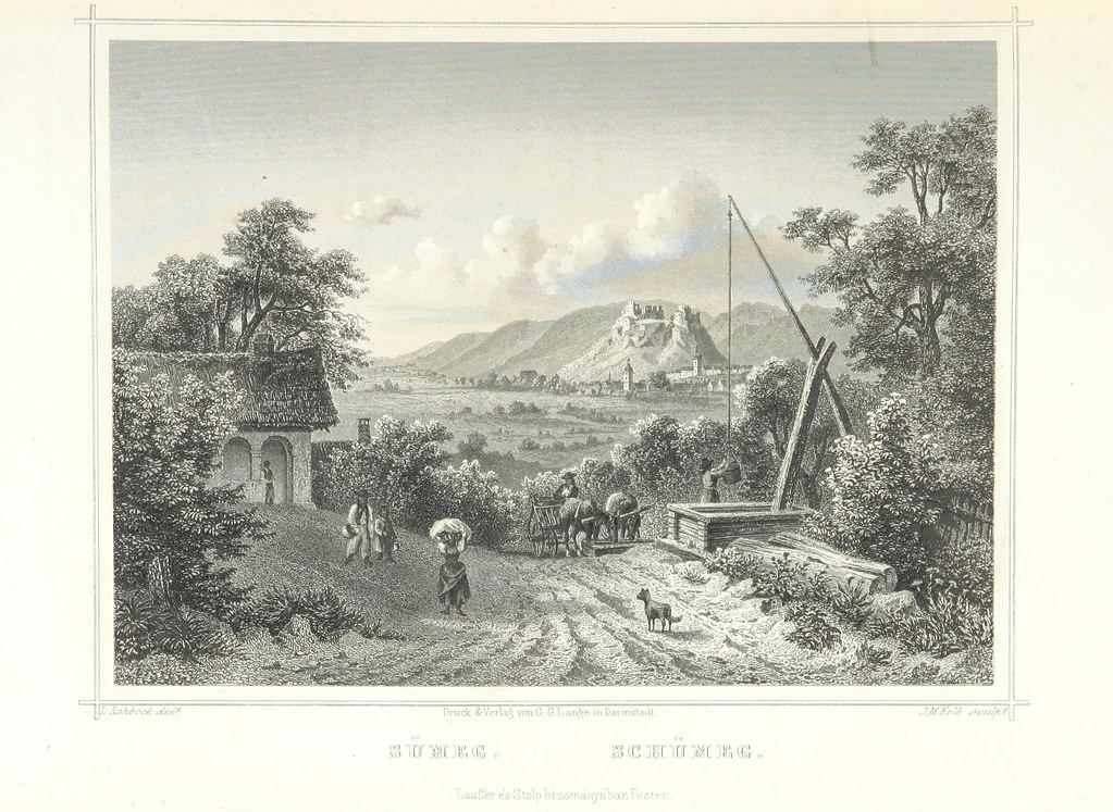 An illustration from Magyarország és Erdély eredeti képekben. Rajzolta Rohbock L., történelmi és helyirati szöveggel, irta H. J, 1860, leaf 635