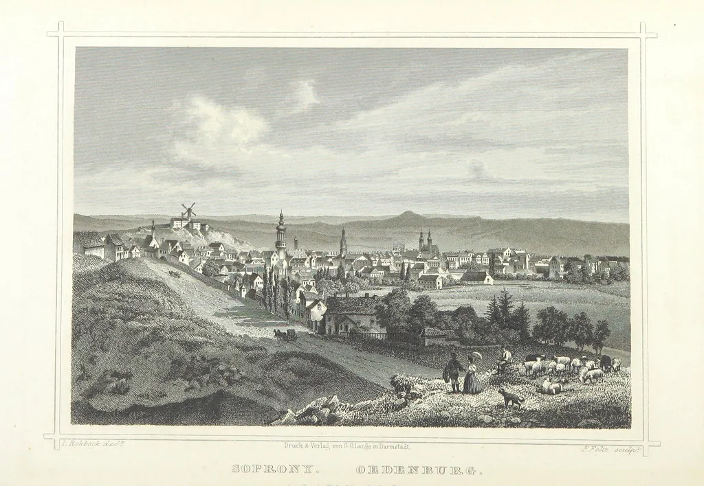 An illustration from Magyarország és Erdély eredeti képekben. Rajzolta Rohbock L., történelmi és helyirati szöveggel, irta H. J, 1860, leaf 666