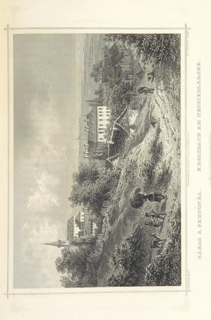 An illustration from Magyarország és Erdély eredeti képekben. Rajzolta Rohbock L., történelmi és helyirati szöveggel, irta H. J, 1860, leaf 675