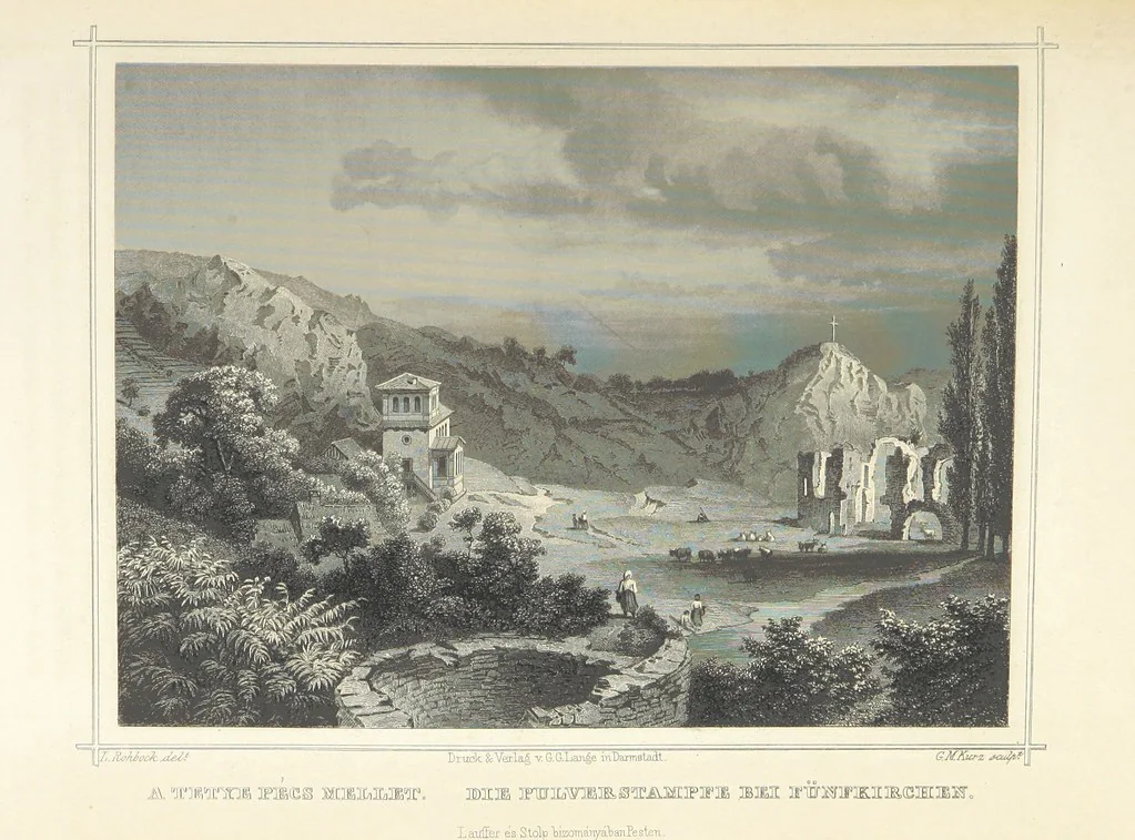 An illustration from Magyarország és Erdély eredeti képekben. Rajzolta Rohbock L., történelmi és helyirati szöveggel, irta H. J, 1860, leaf 717