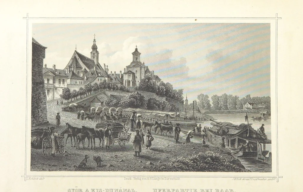 An illustration from Magyarország és Erdély eredeti képekben. Rajzolta Rohbock L., történelmi és helyirati szöveggel, irta H. J, 1860, leaf 72