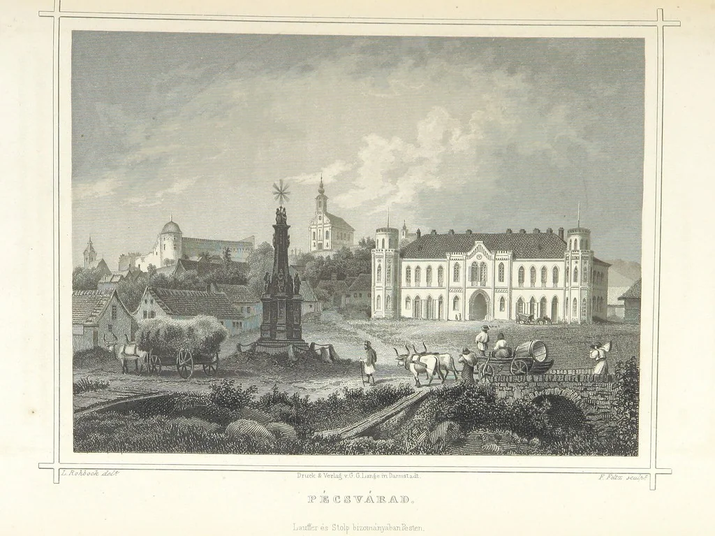 An illustration from Magyarország és Erdély eredeti képekben. Rajzolta Rohbock L., történelmi és helyirati szöveggel, irta H. J, 1860, leaf 721