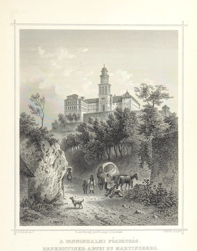 An illustration from Magyarország és Erdély eredeti képekben. Rajzolta Rohbock L., történelmi és helyirati szöveggel, irta H. J, 1860, leaf 83