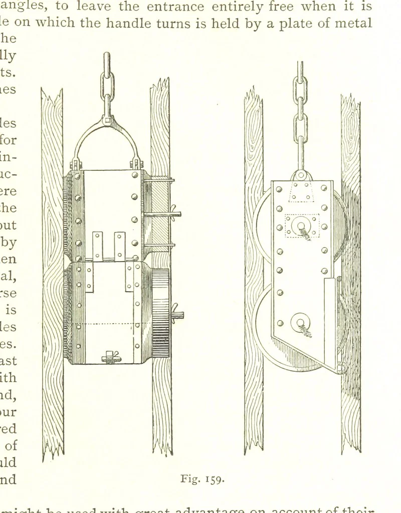 An illustration from British Mining. A treatise on the history ... and future prospect of metalliferous mines in the United Kingdom ... With ... illustrations, 1884, leaf 107