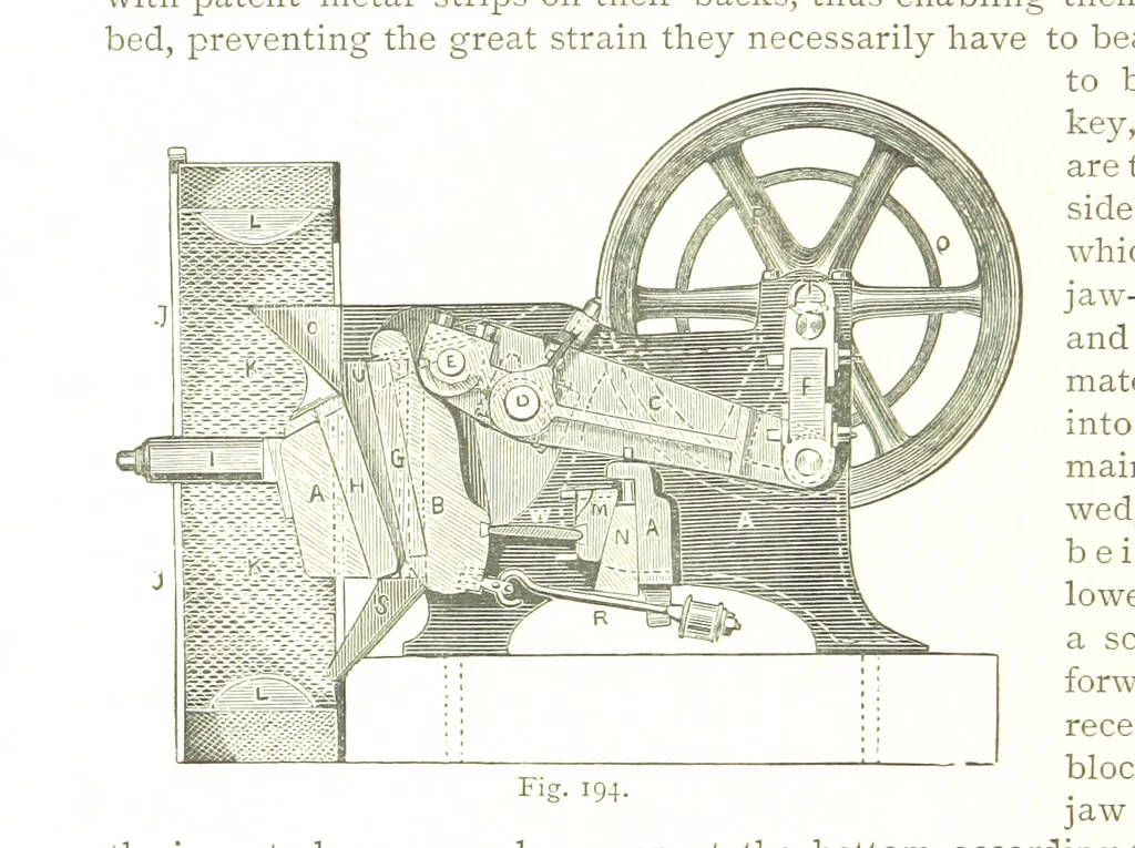 An illustration from British Mining. A treatise on the history ... and future prospect of metalliferous mines in the United Kingdom ... With ... illustrations, 1884, leaf 230
