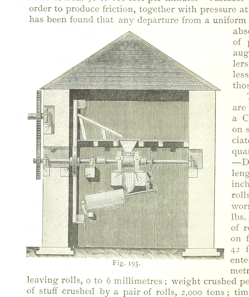 An illustration from British Mining. A treatise on the history ... and future prospect of metalliferous mines in the United Kingdom ... With ... illustrations, 1884, leaf 232