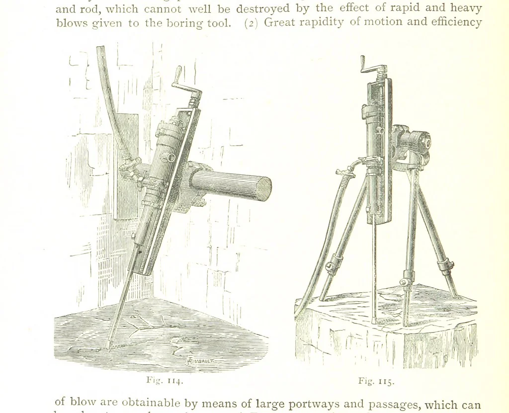 An illustration from British Mining. A treatise on the history ... and future prospect of metalliferous mines in the United Kingdom ... With ... illustrations, 1884, leaf 36