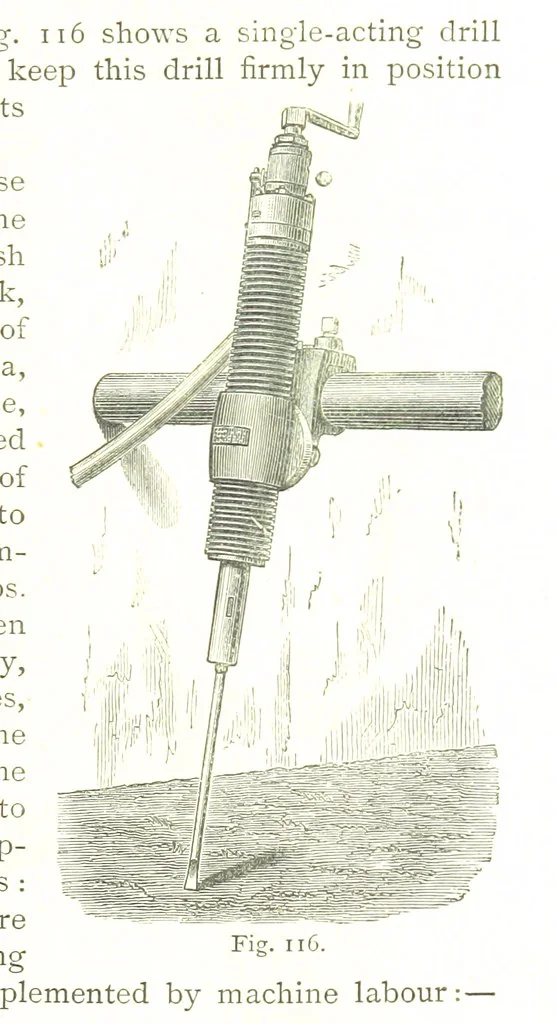 An illustration from British Mining. A treatise on the history ... and future prospect of metalliferous mines in the United Kingdom ... With ... illustrations, 1884, leaf 37