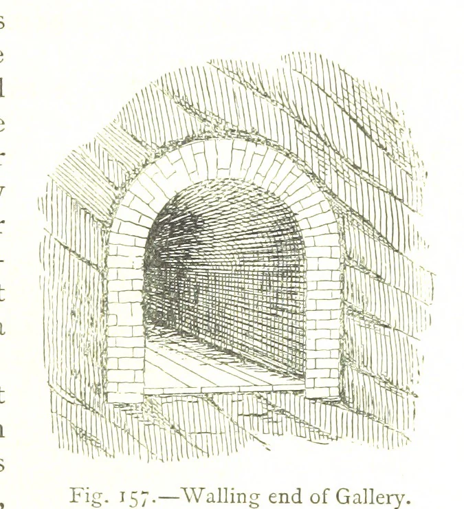 An illustration from British Mining. A treatise on the history ... and future prospect of metalliferous mines in the United Kingdom ... With ... illustrations, 1884, leaf 93