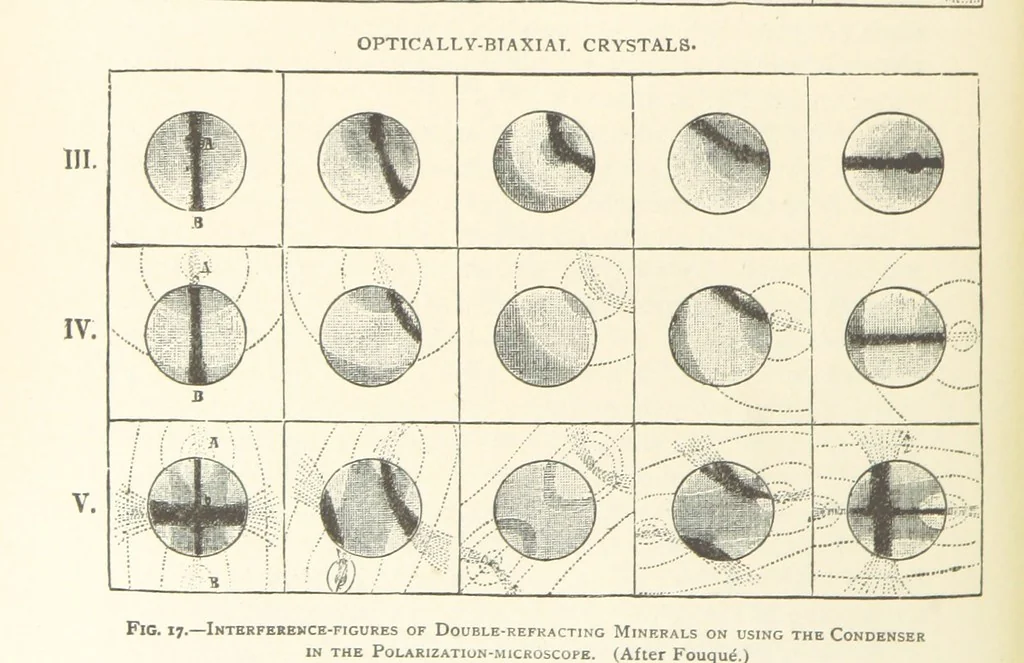 An illustration from The Determination of Rockforming Minerals ... Authorized translation from the first German edition by Erastus G. Smith ... Second edition, 1893, leaf 44