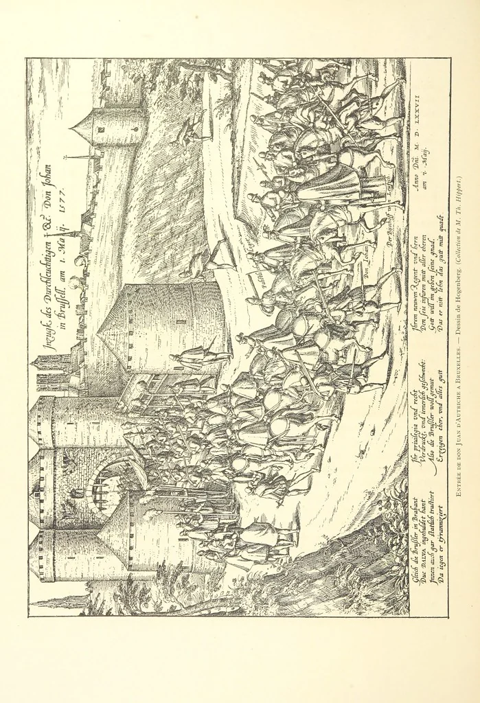 An illustration from Bruxelles à travers les àges. (Troisième volume ... par H. Hymans, P. Hymans.), 1882, leaf 102