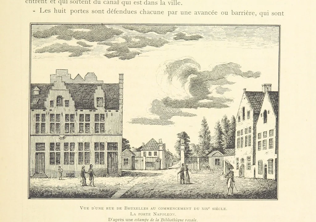 An illustration from Bruxelles à travers les àges. (Troisième volume ... par H. Hymans, P. Hymans.), 1882, leaf 103